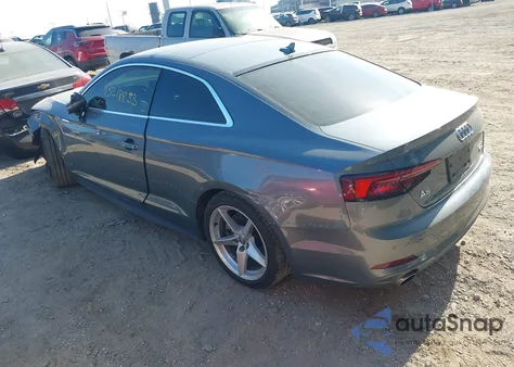 2018 Audi A5 2.0T Premium из США, поврежденный, VIN WAUTNAF52JA091630